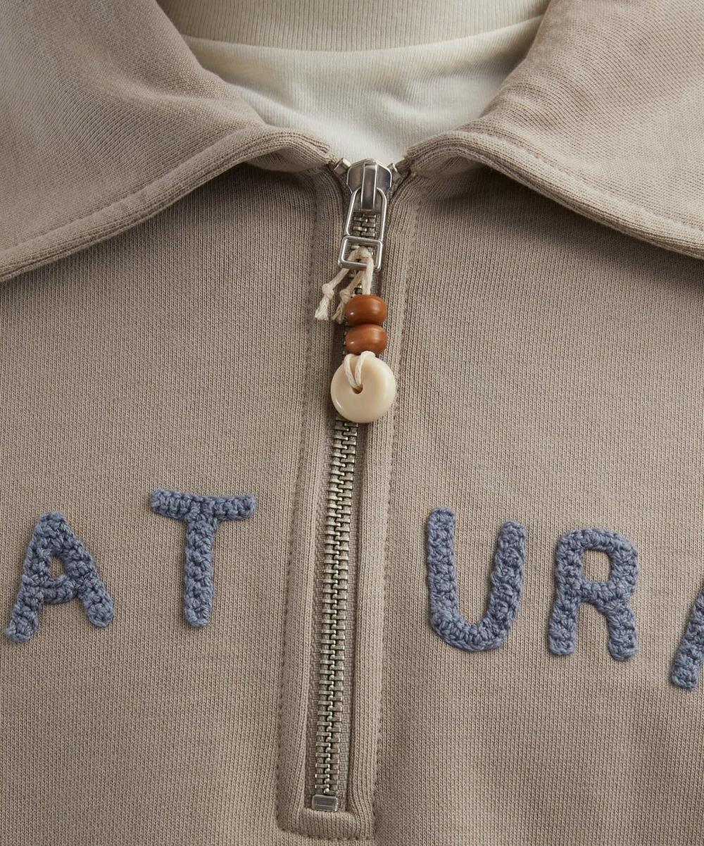 Liberty London STORY Mfg. Geo Soft Grey Pullover