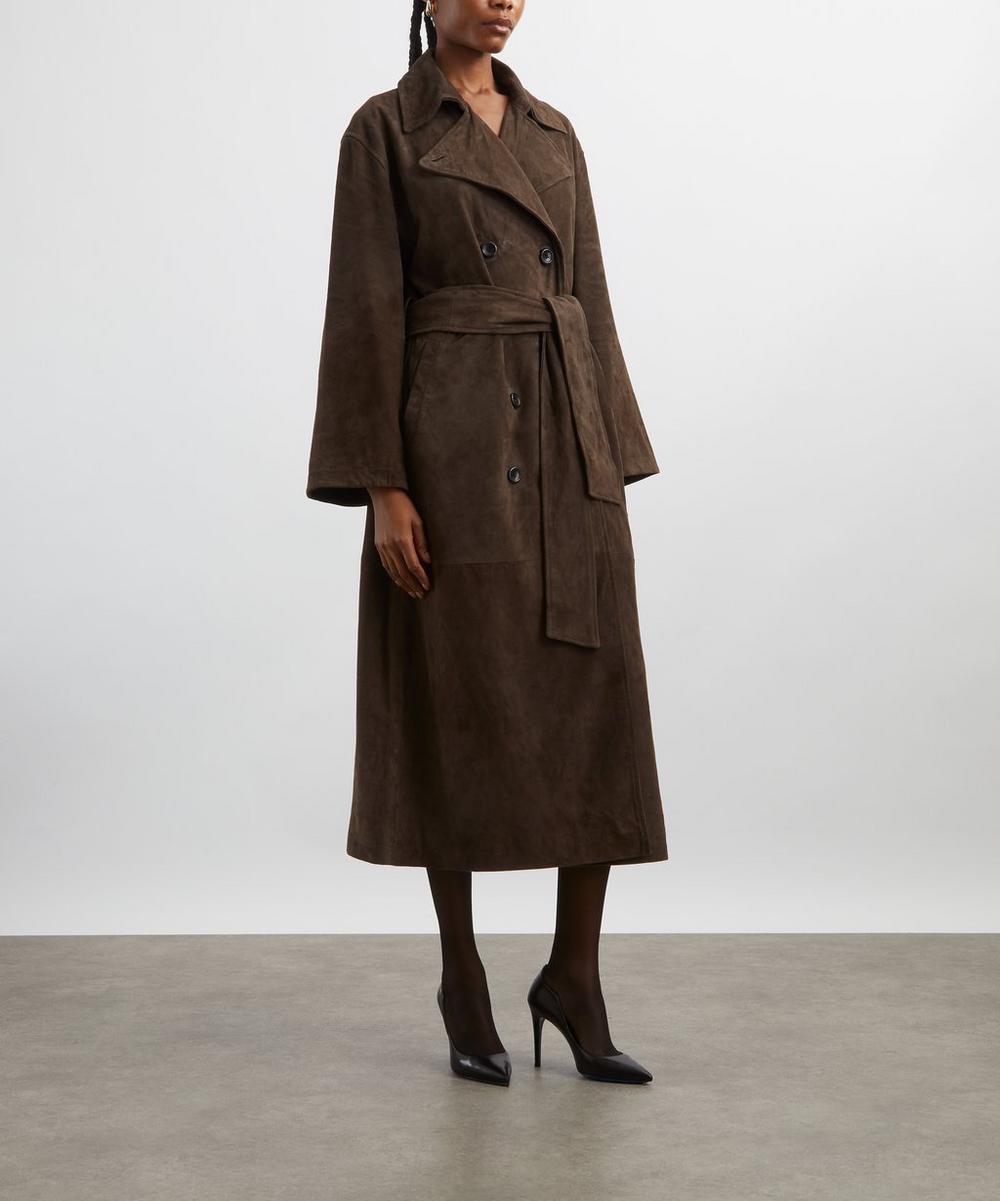 Liberty London Stylein Vega Suede Trench Coat