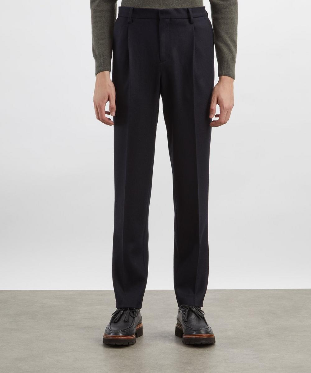 Liberty London Sunspel Boiled Wool Trousers