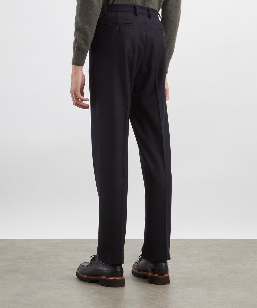 Liberty London Sunspel Boiled Wool Trousers