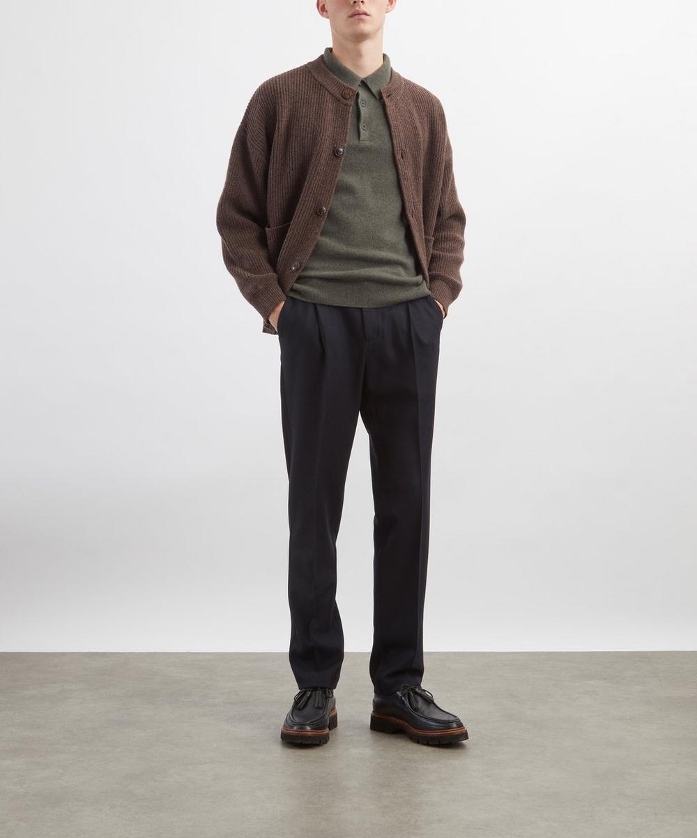 liberty london Sunspel Boiled Wool Trousers