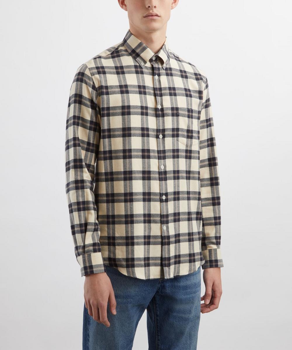 Liberty London Sunspel Button Down Flannel Shirt