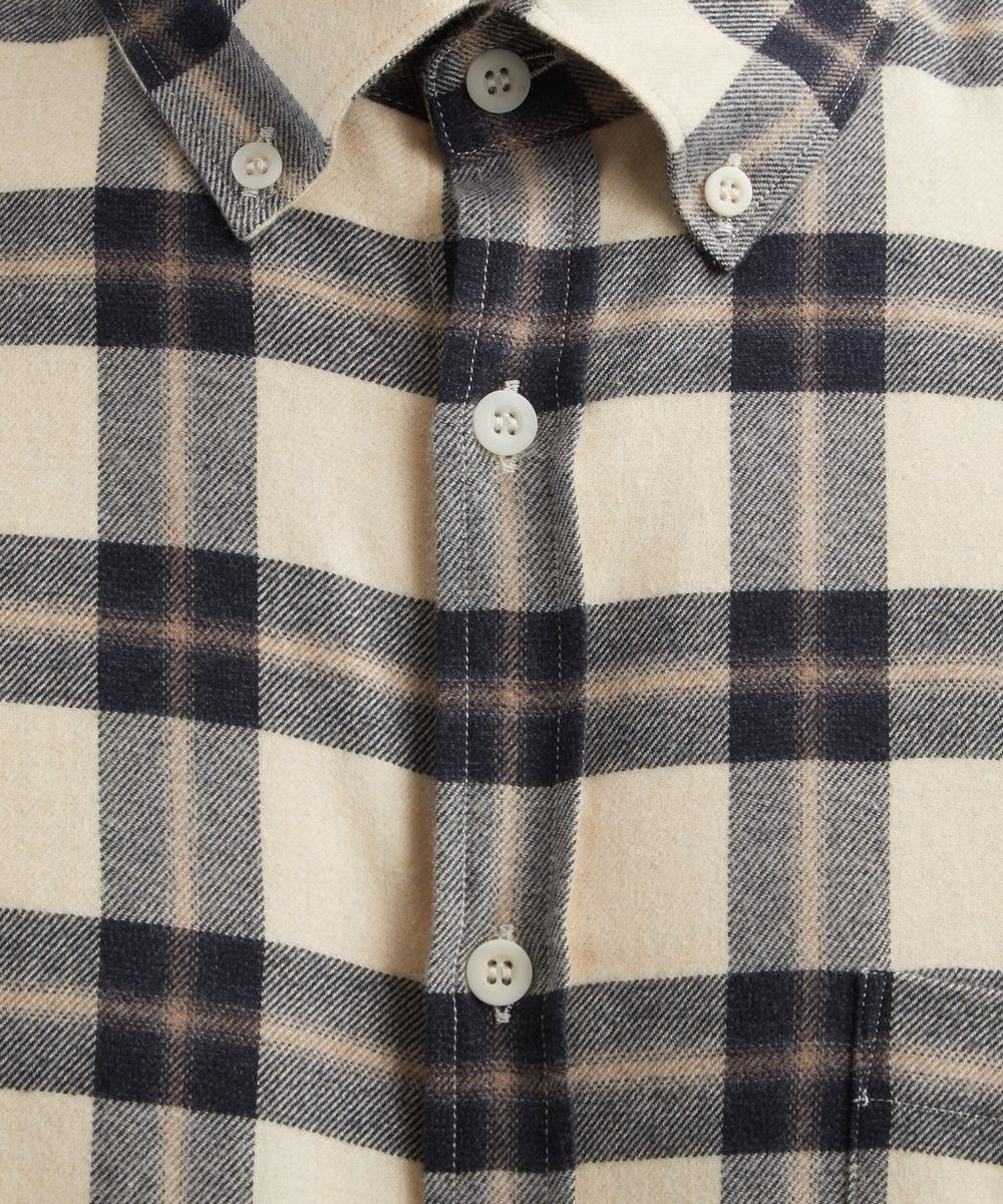 Liberty London Sunspel Button Down Flannel Shirt