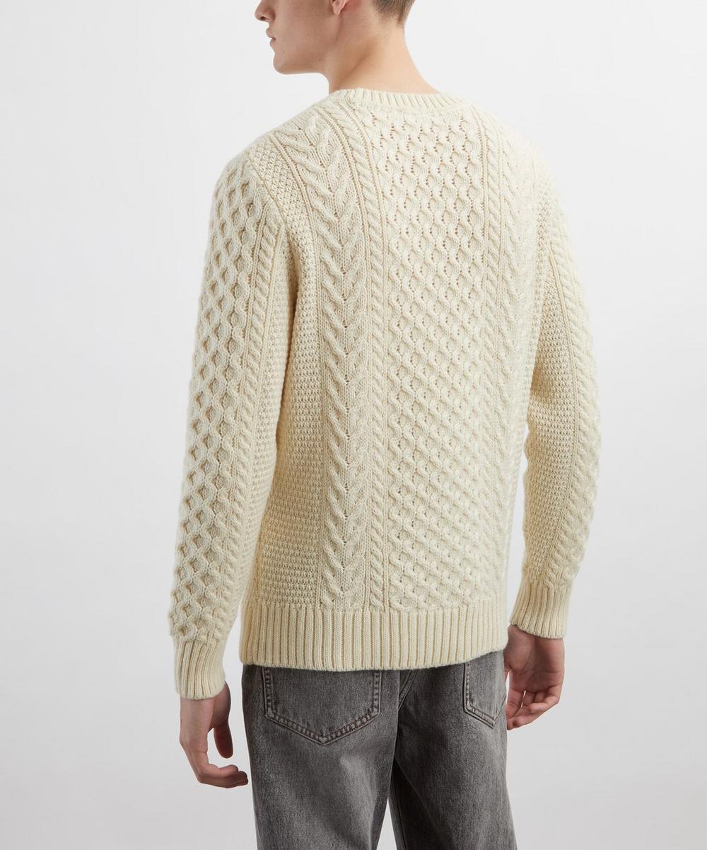 Liberty London Sunspel Cable Knit Jumper