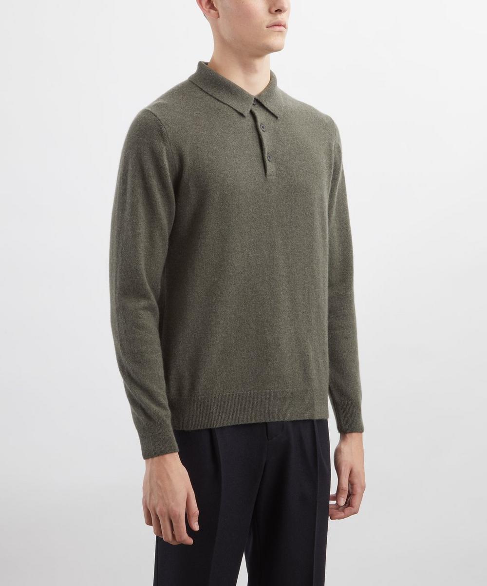 Liberty London Sunspel Cashmere Polo Shirt