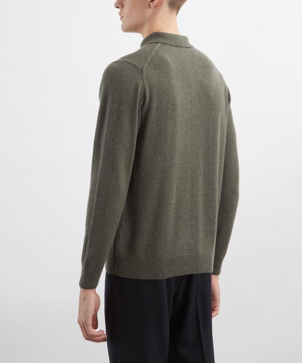 Liberty London Sunspel Cashmere Polo Shirt