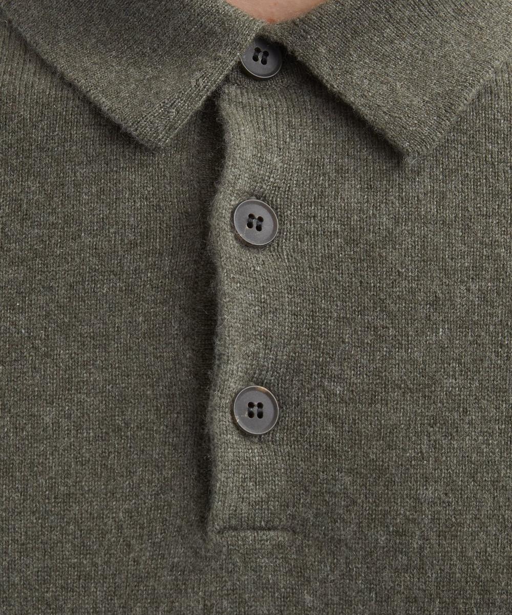 Liberty London Sunspel Cashmere Polo Shirt