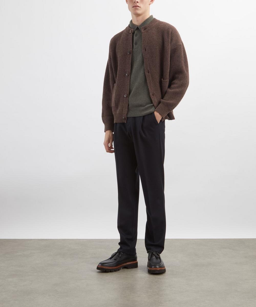 liberty london Sunspel Cashmere Polo Shirt