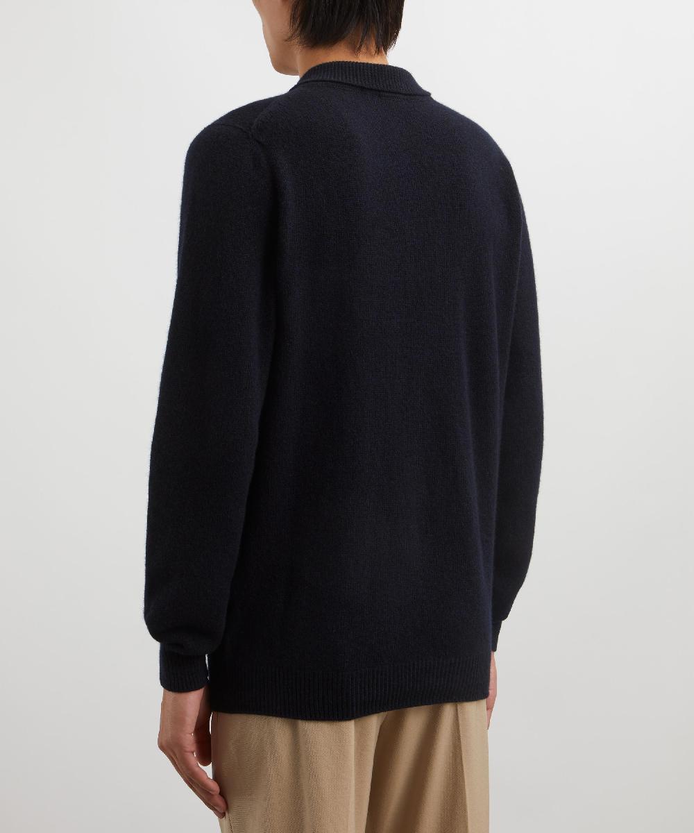 Liberty London Sunspel Lambswool Polo Shirt