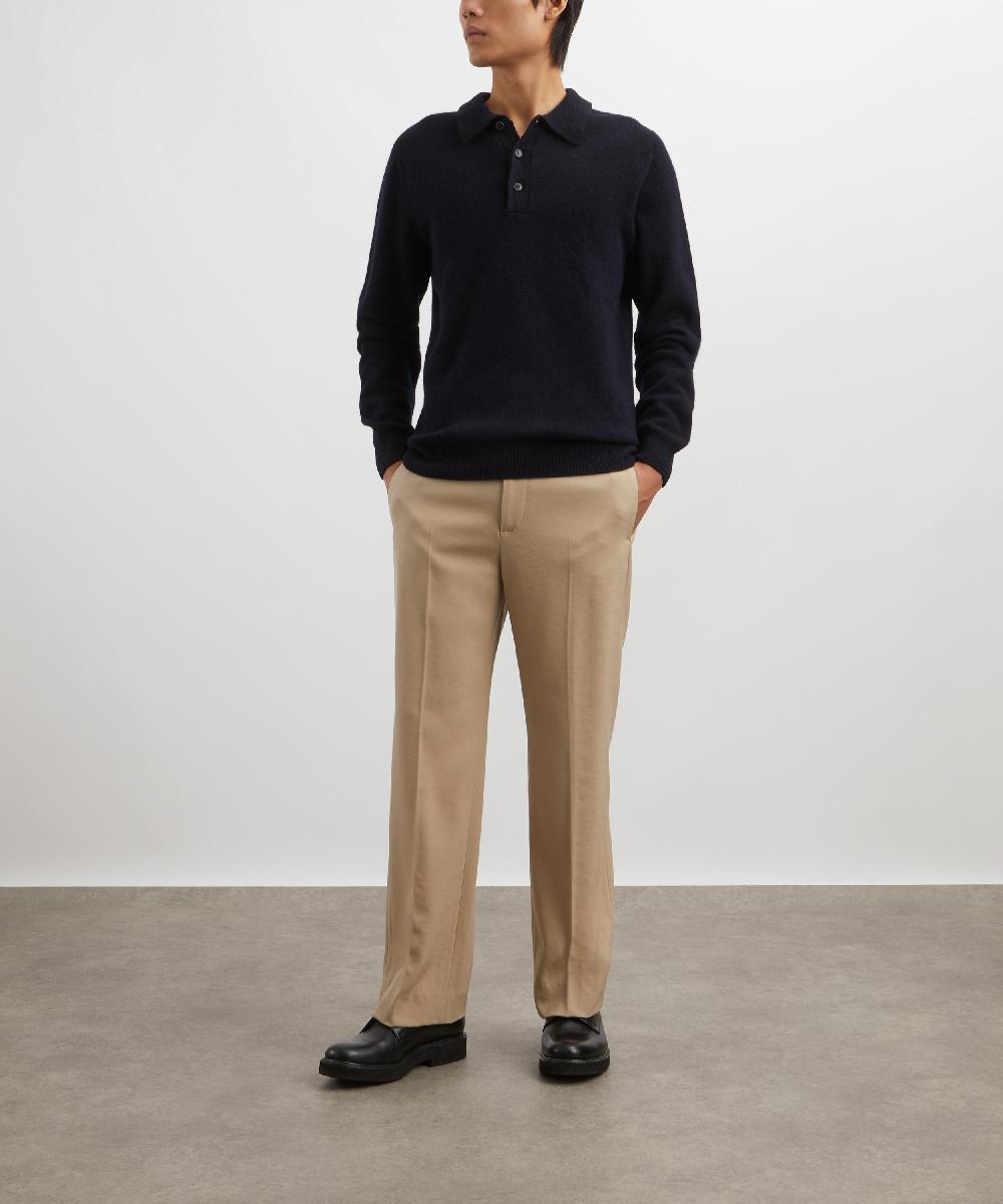 liberty london Sunspel Lambswool Polo Shirt