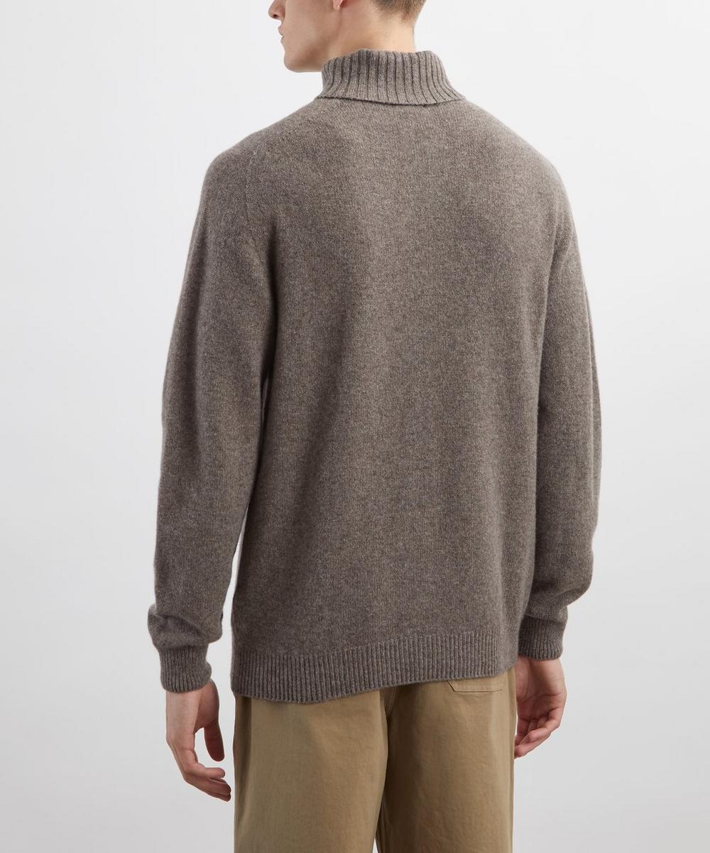 Liberty London Sunspel Lambswool Roll Neck Jumper