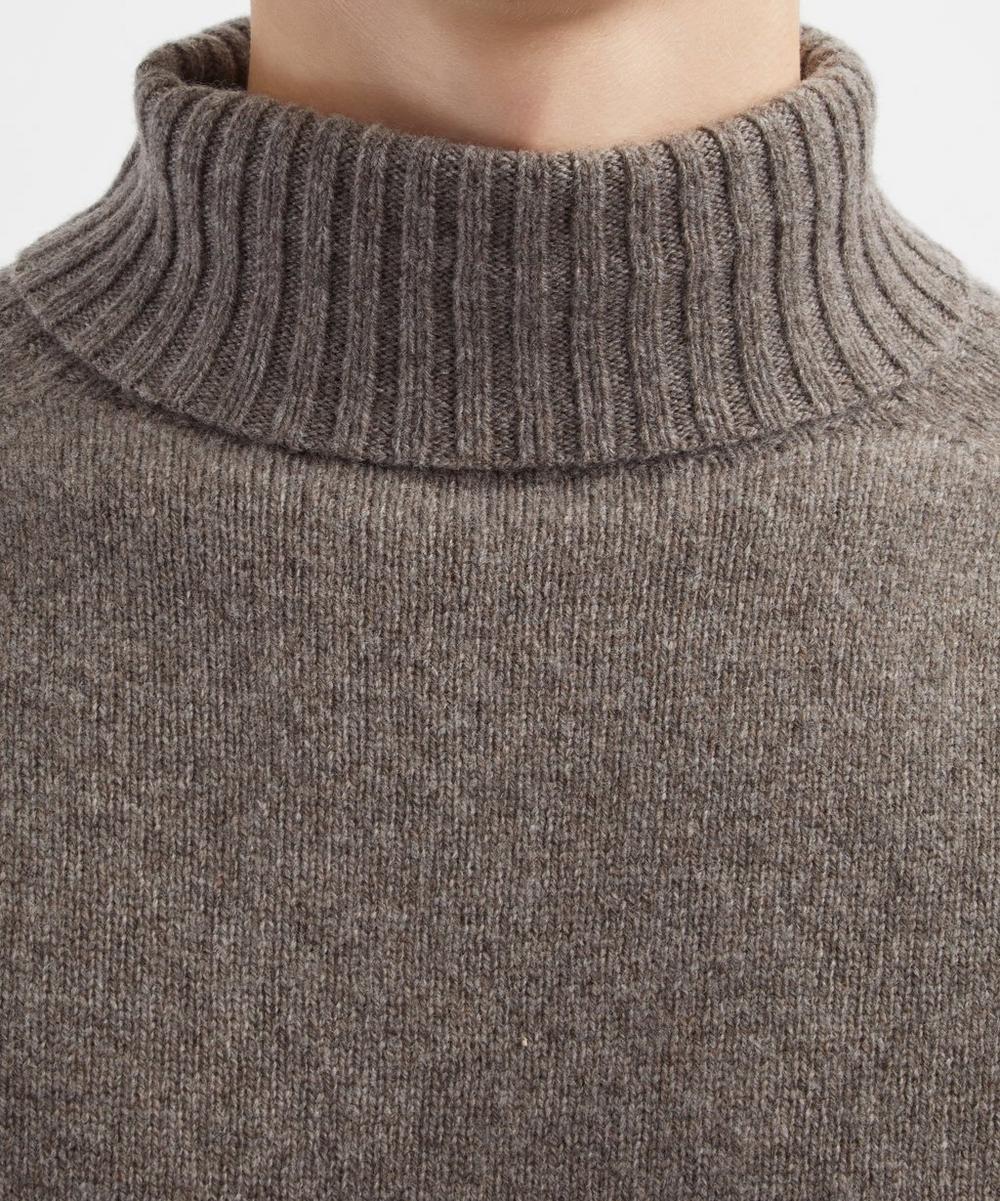 Liberty London Sunspel Lambswool Roll Neck Jumper