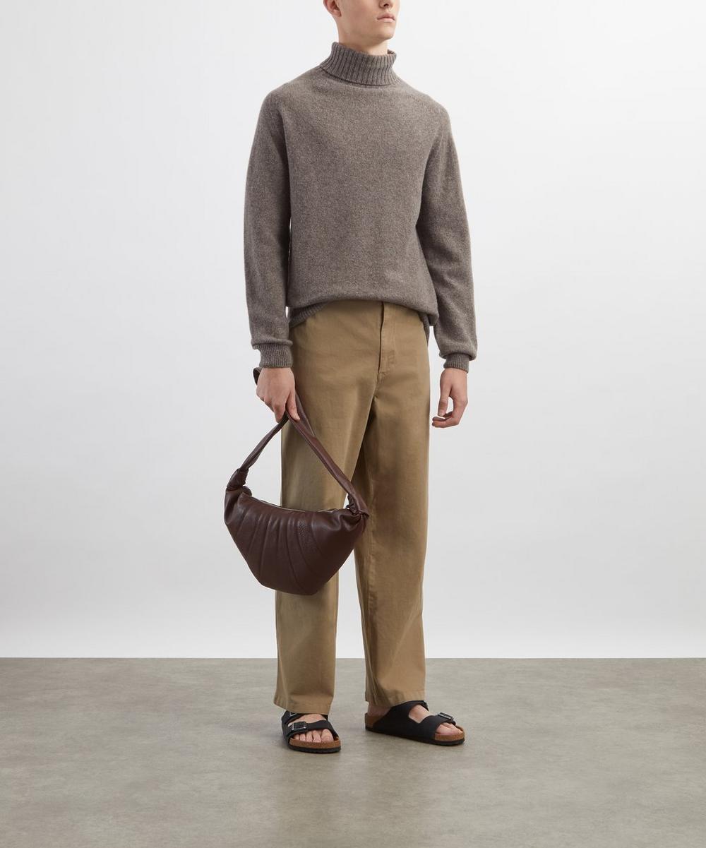 liberty london Sunspel Lambswool Roll Neck Jumper