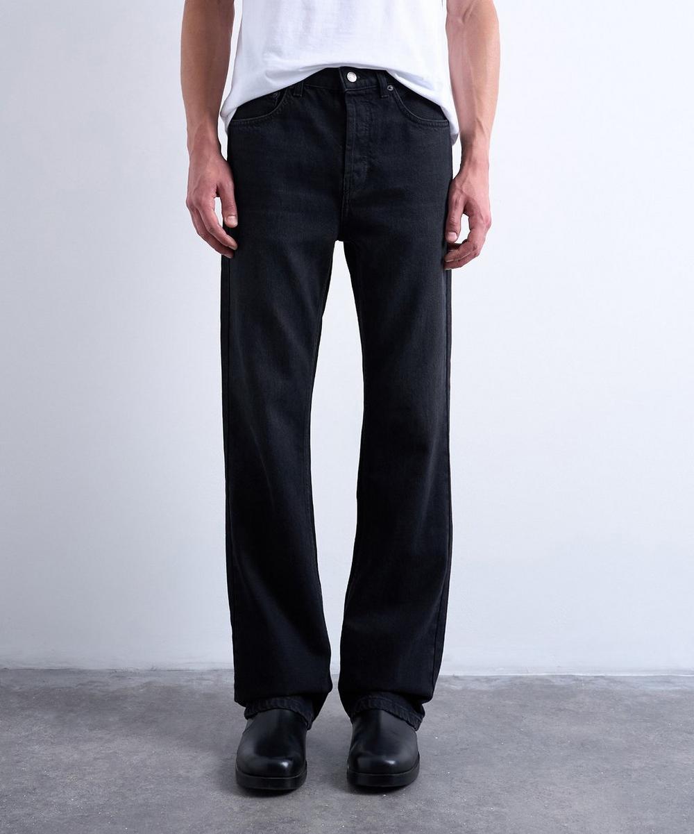 Liberty London TOPMAN Black Rigid Flare Jeans