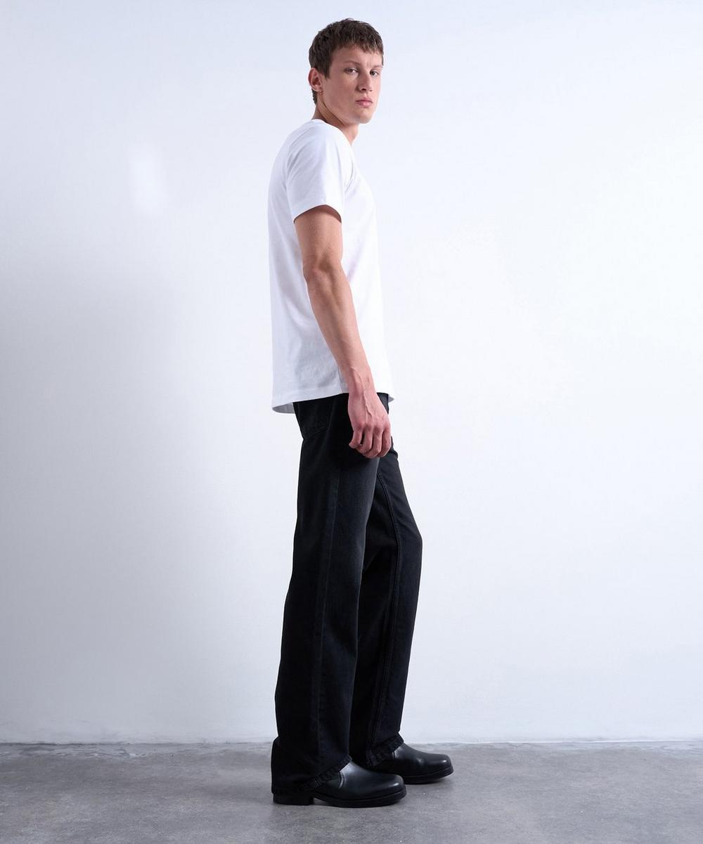 liberty london TOPMAN Black Rigid Flare Jeans