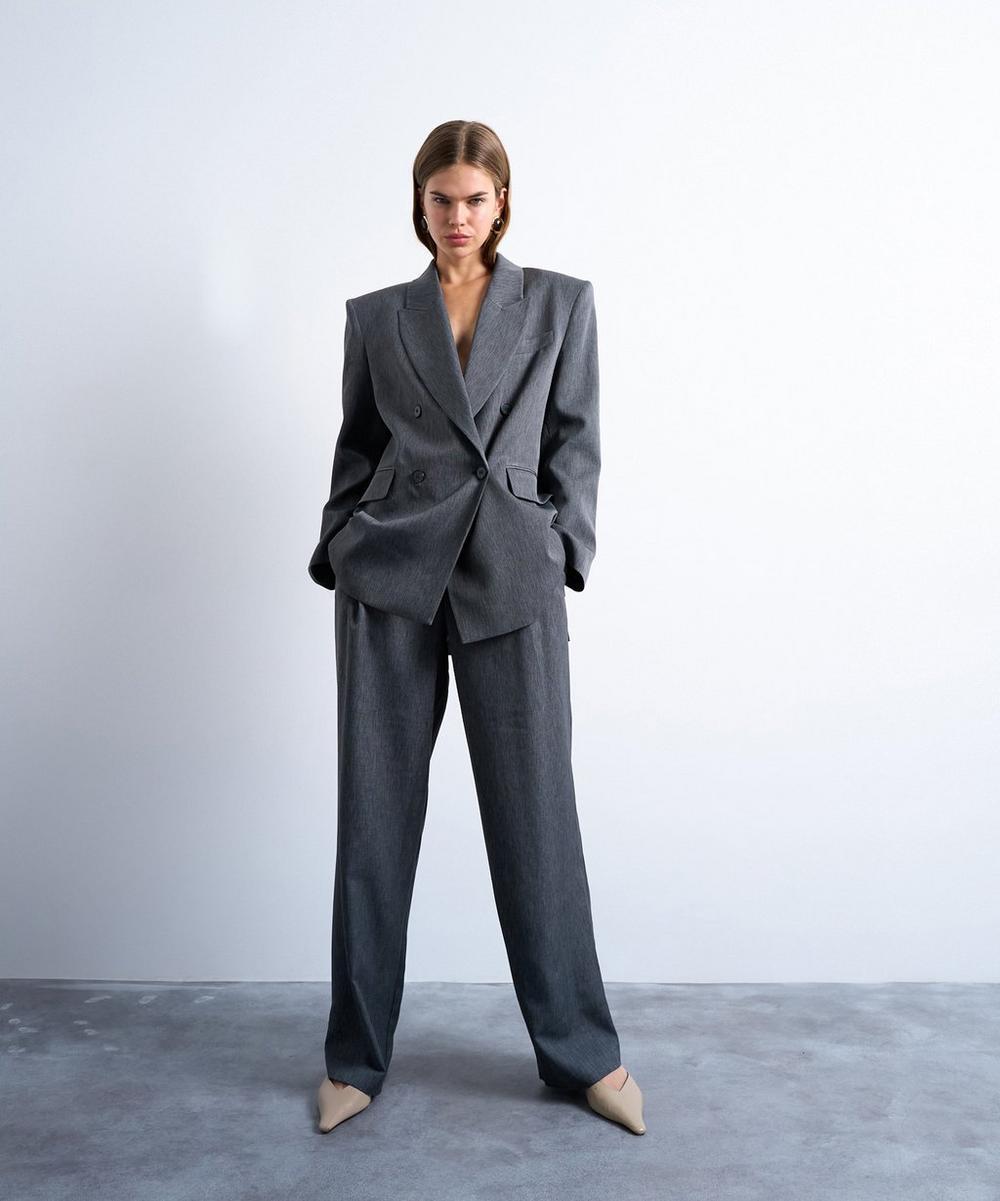 liberty london TOPSHOP Tonic Pleated Suit Trousers