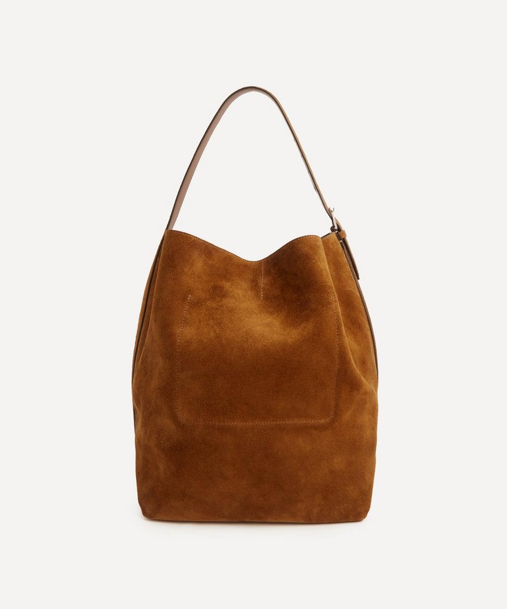 Liberty London Toteme Belted Suede Tote Bag