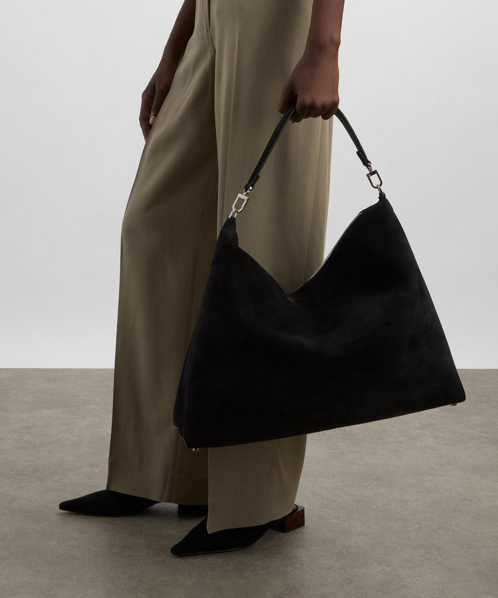 liberty london Toteme Bevel Suede Tote Bag