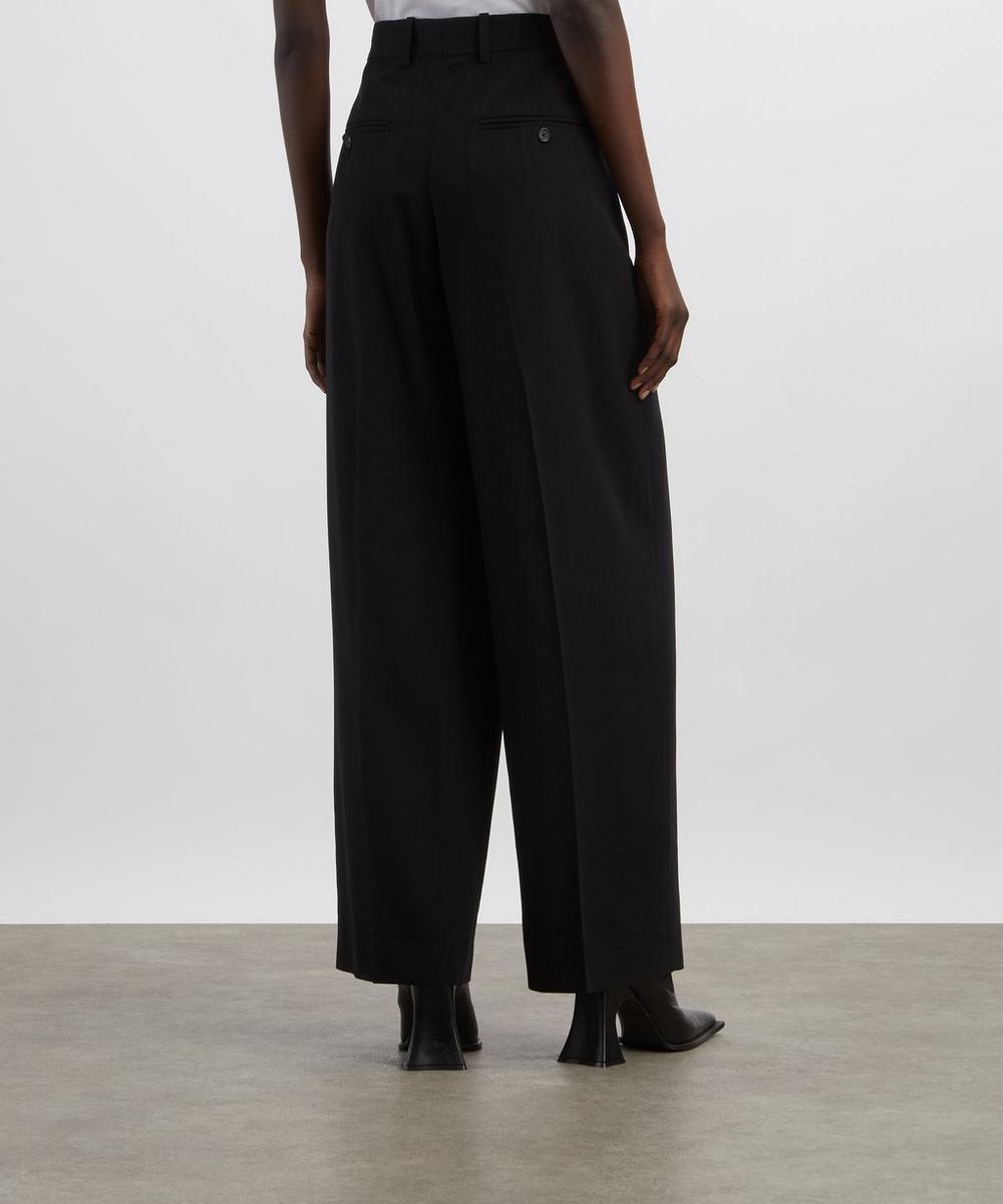 Liberty London Toteme Black Wide Fluid Trousers