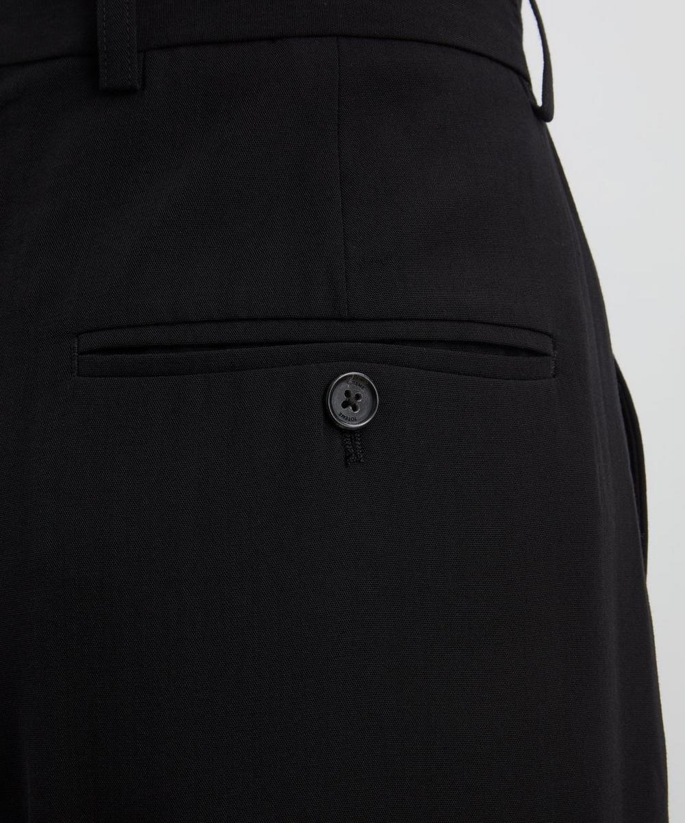 Liberty London Toteme Black Wide Fluid Trousers