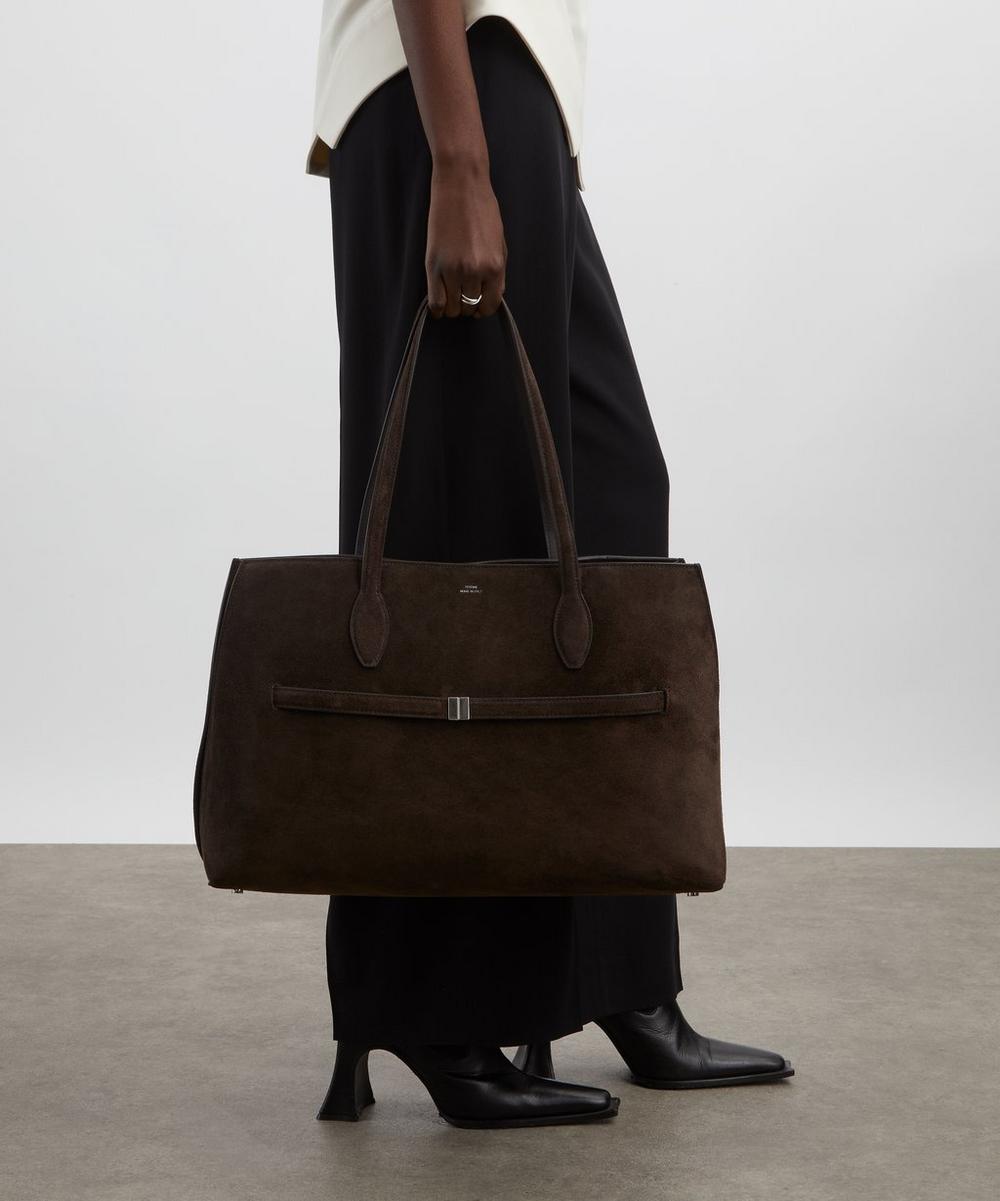 liberty london Toteme Suede Lounge Tote Bag