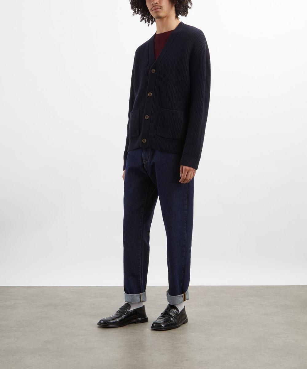 liberty london Wax London Walker Knitted Cardigan