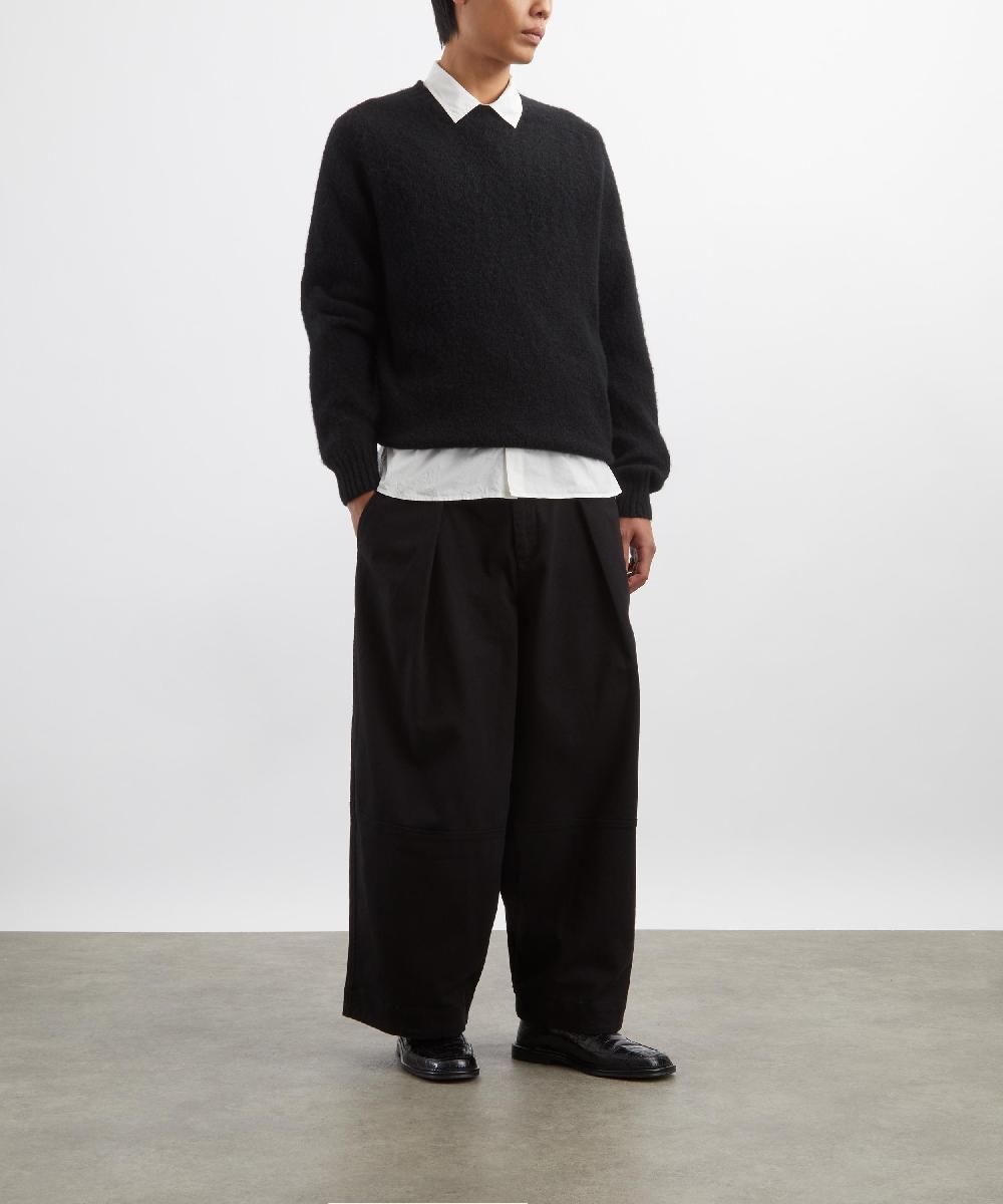 liberty london YMC Black Suedehead Jumper