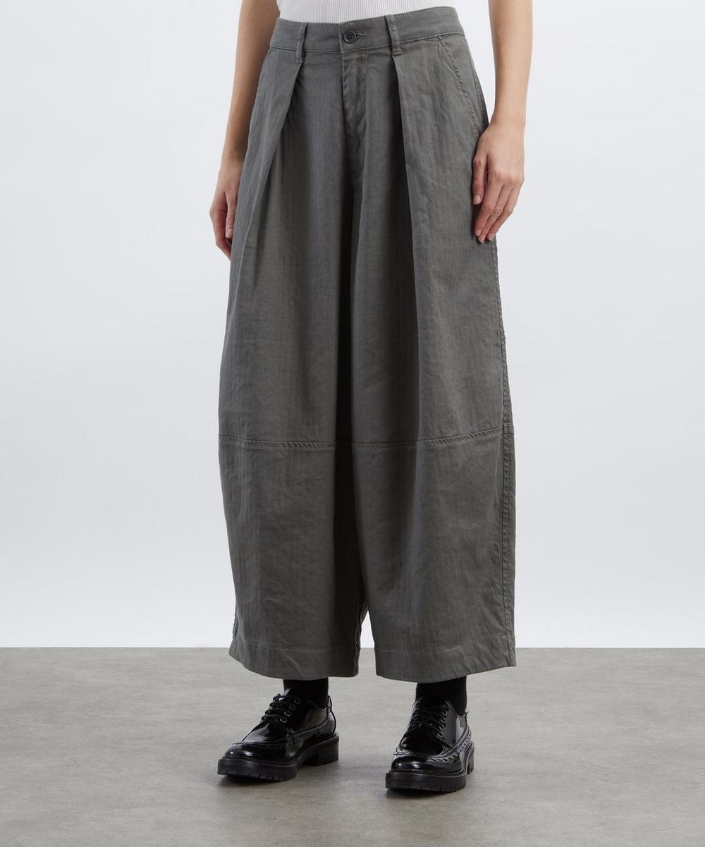 Liberty London YMC Deadbeat Wide Leg Trousers