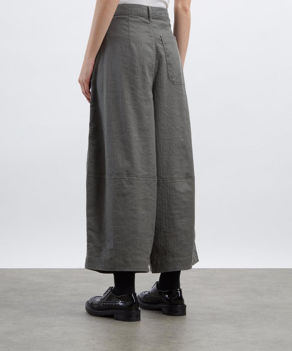 Liberty London YMC Deadbeat Wide Leg Trousers