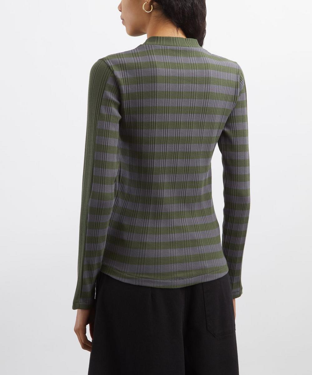 Liberty London YMC High Rains Multi-Stripe Top