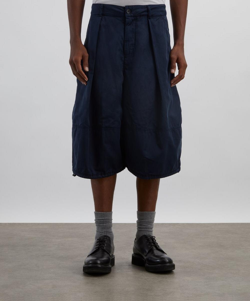 Liberty London YMC Navy Salba Wide Shorts