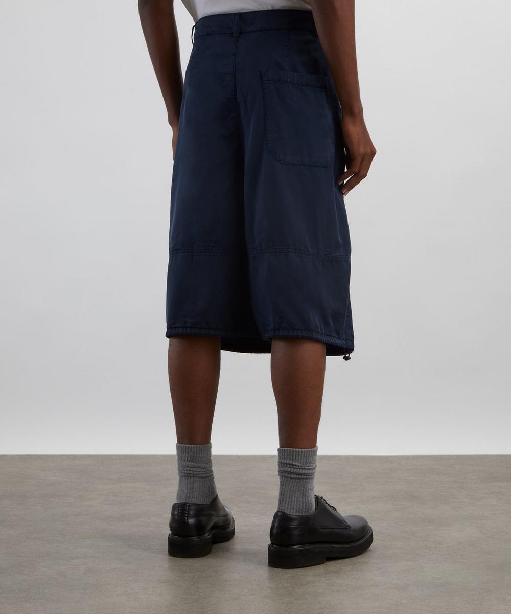 Liberty London YMC Navy Salba Wide Shorts