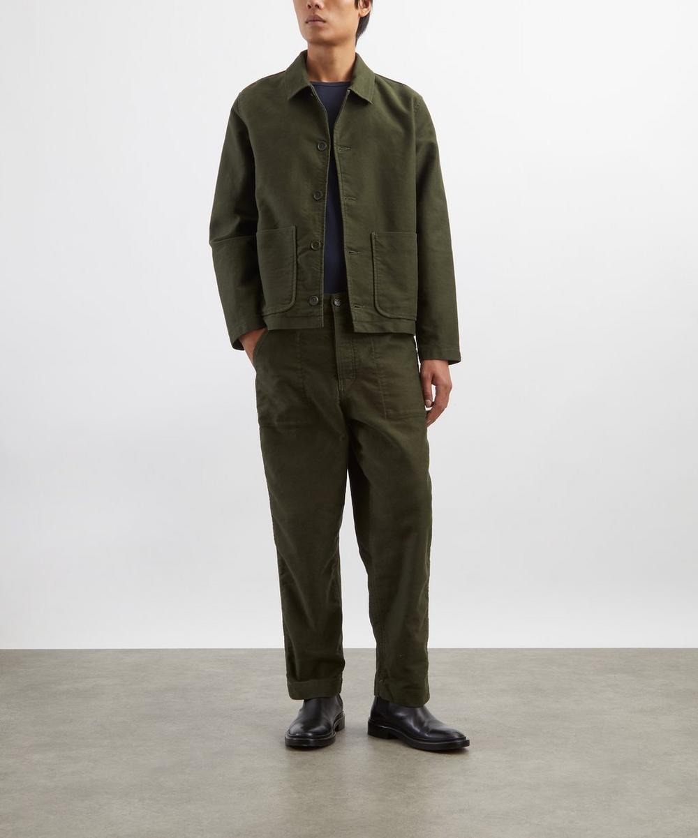 liberty london YMC Olive Painter Trousers