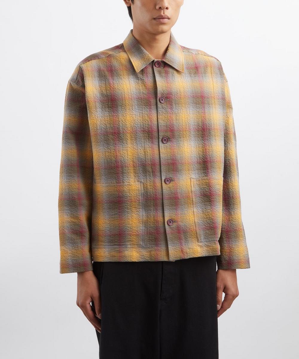 Liberty London YMC PJ Contrast Check Overshirt