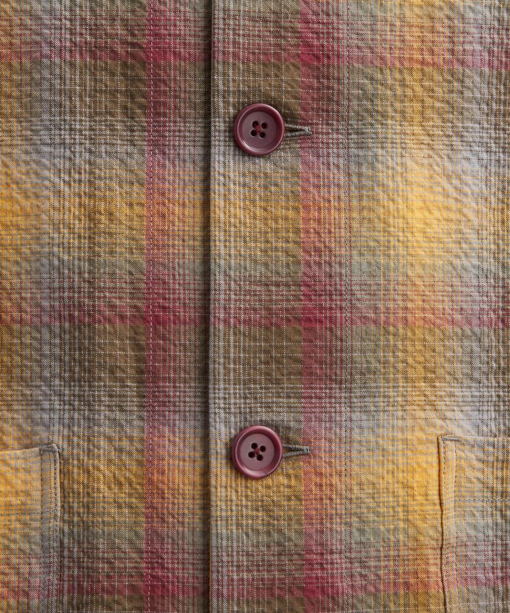 Liberty London YMC PJ Contrast Check Overshirt