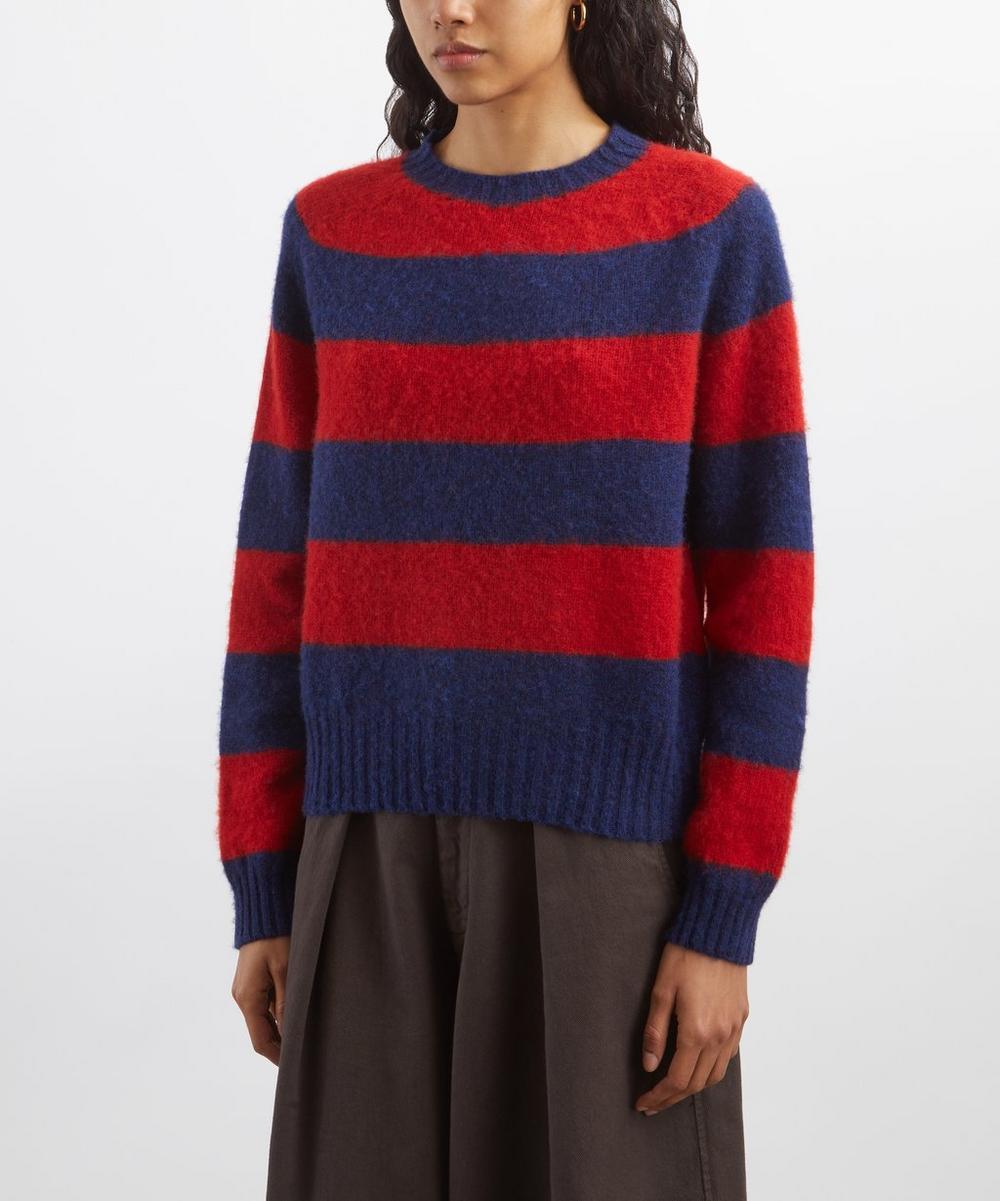 Liberty London YMC Red Jets Stripe Jumper