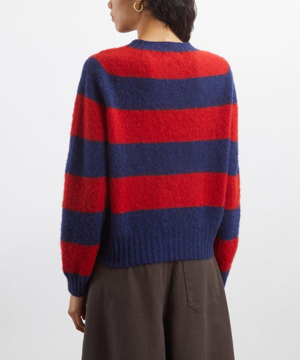 Liberty London YMC Red Jets Stripe Jumper