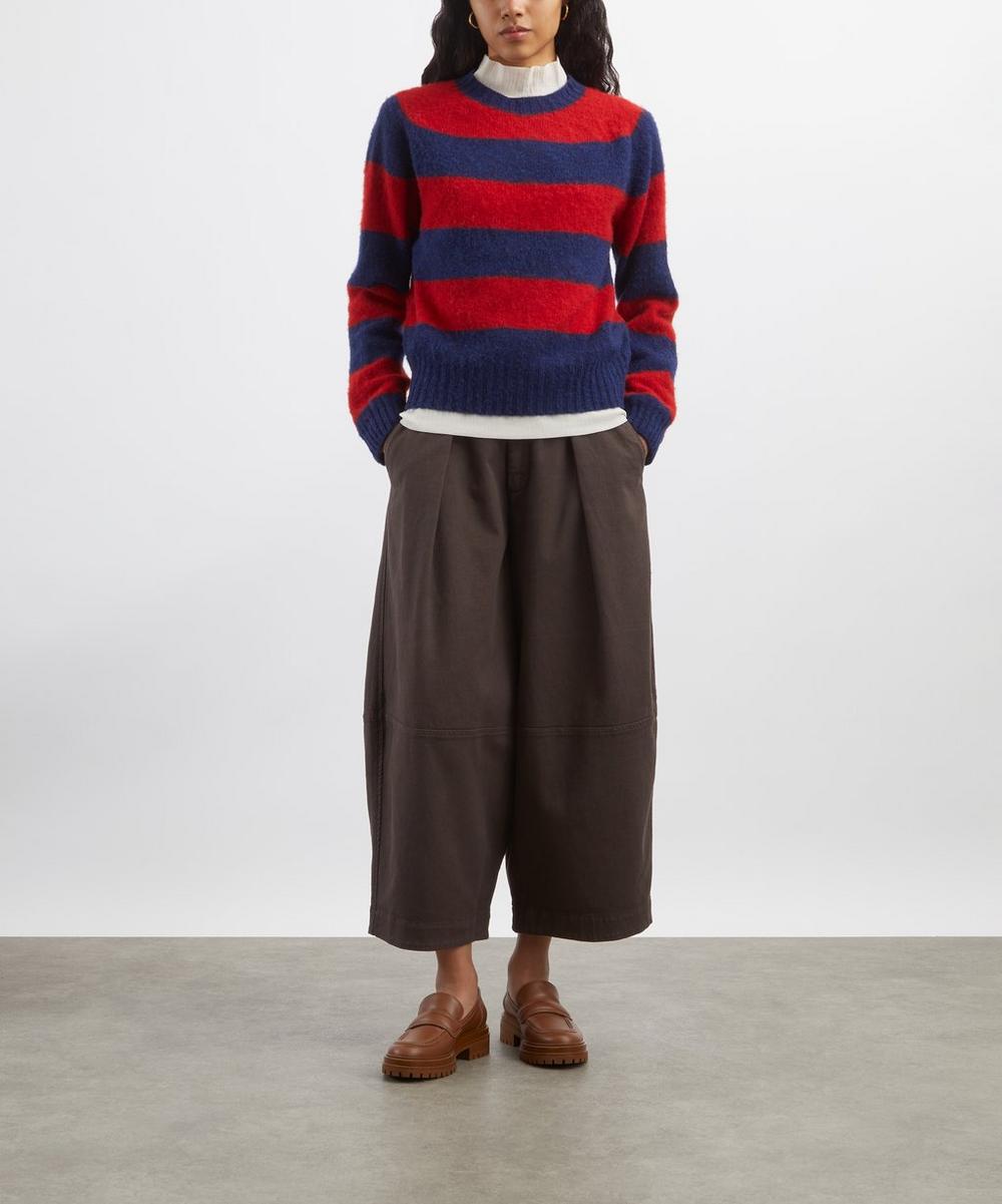 liberty london YMC Red Jets Stripe Jumper