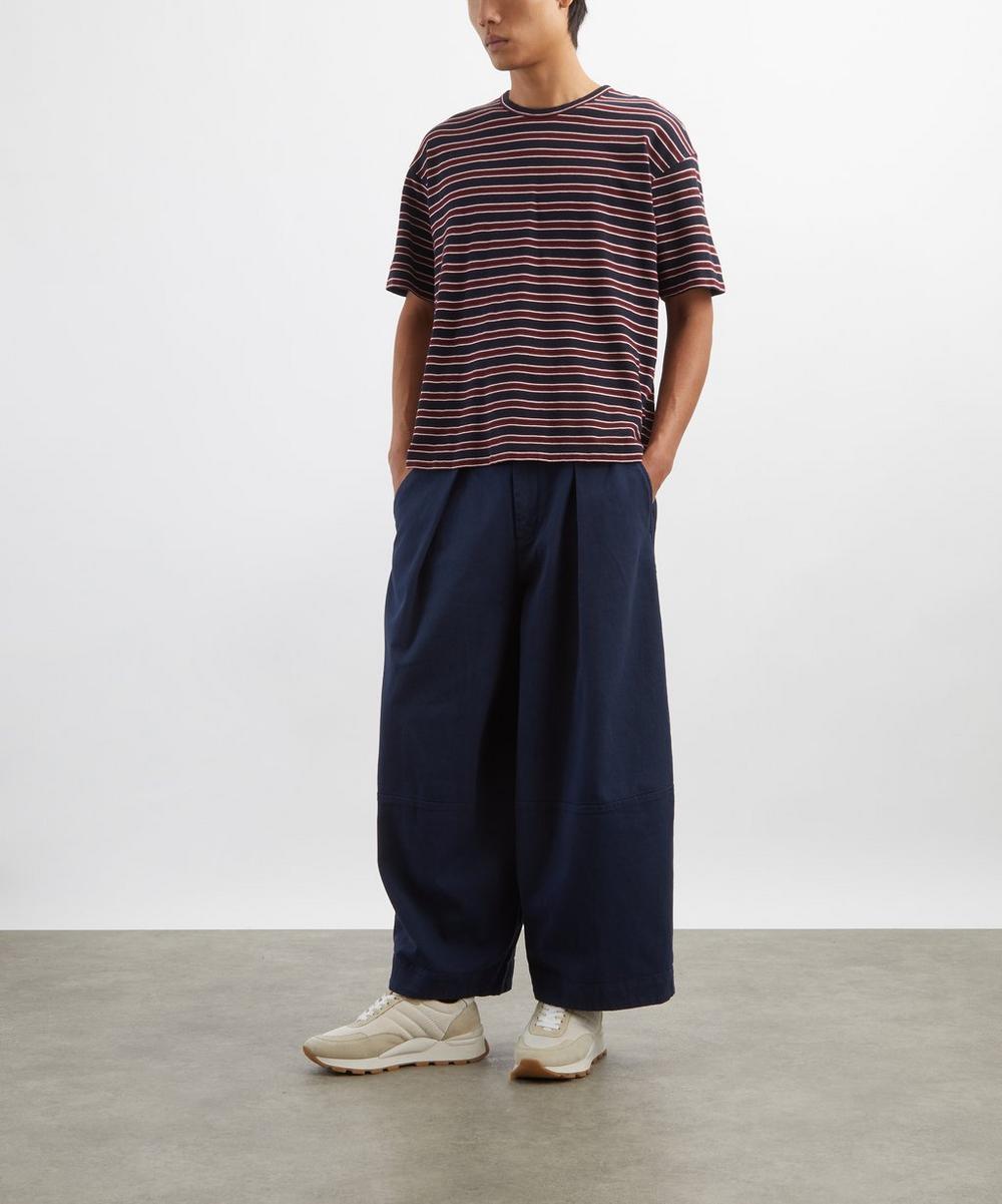 liberty london YMC Triple Stripe T-Shirt