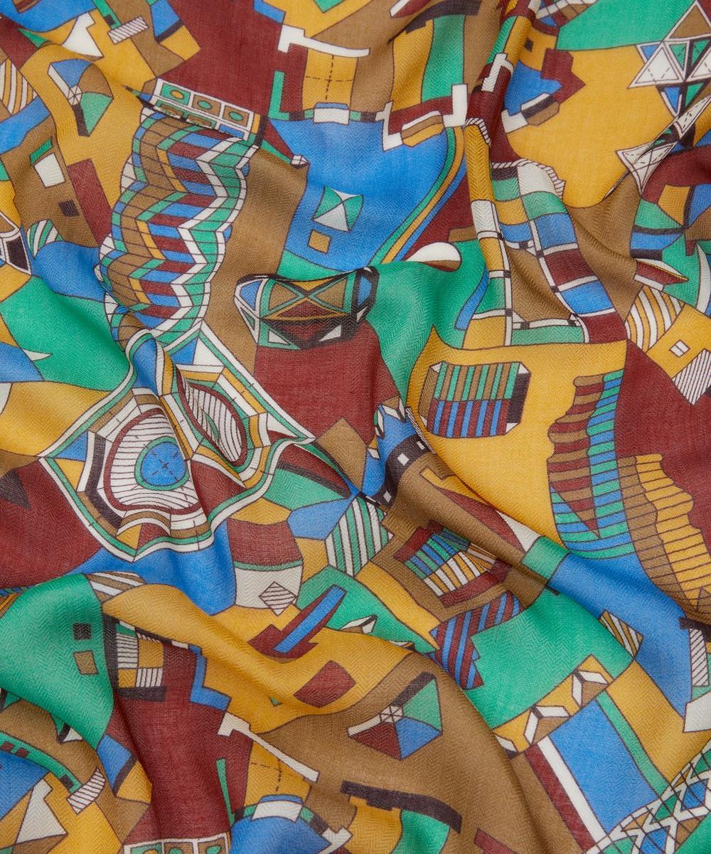 Liberty London Liberty Master Plan 60x160 Modal-Cashmere Scarf