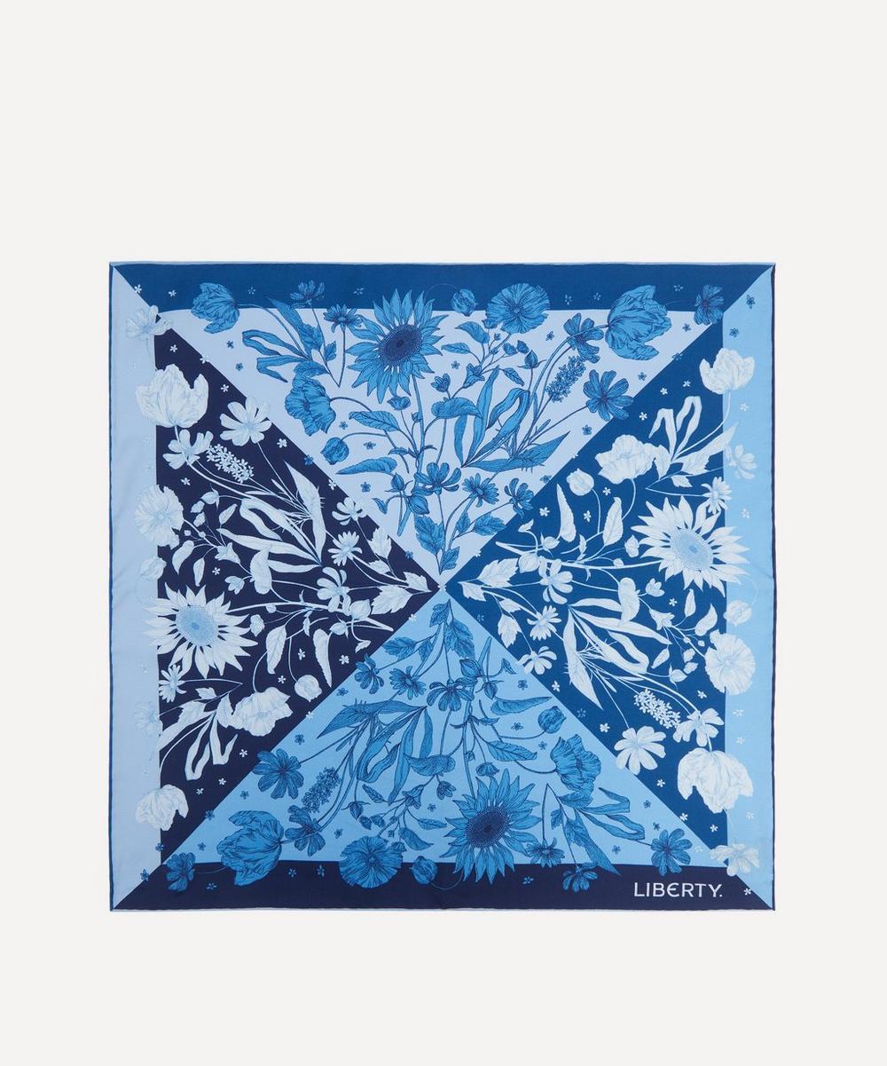Liberty London Liberty Mono Muse Silk Pocket Square