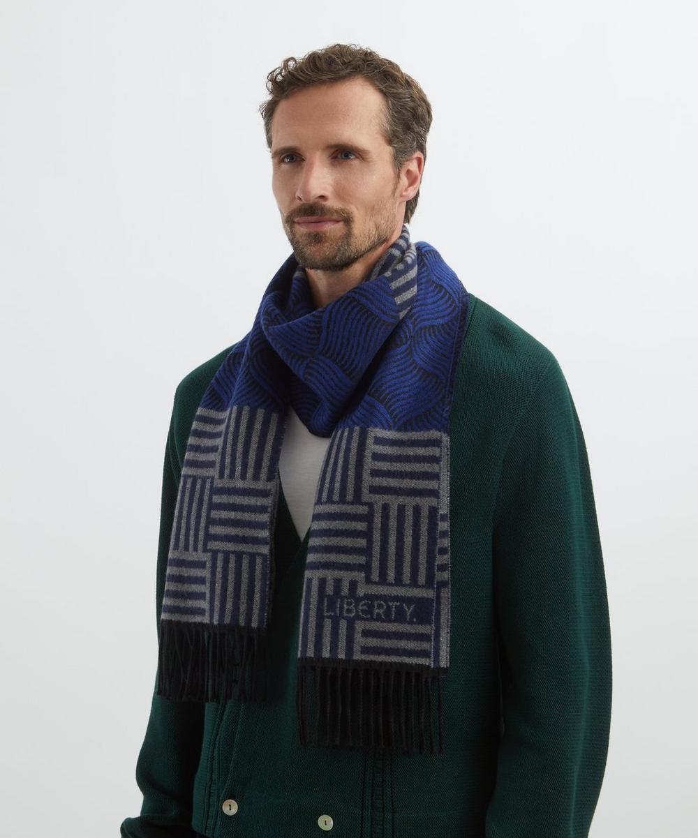 liberty london Liberty Palazzo Stripe 35X180 Wool Scarf