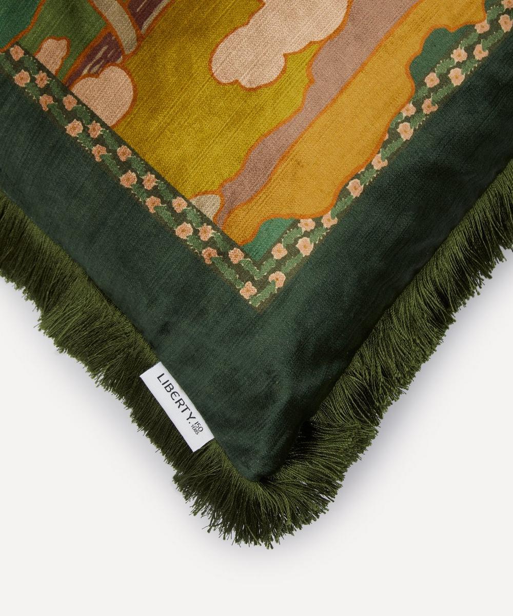 Liberty London Liberty Prospect Road Velvet Cushion
