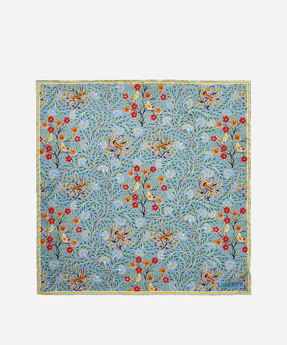 Liberty London Liberty Sonny's Tree Printed Silk Pocket Square