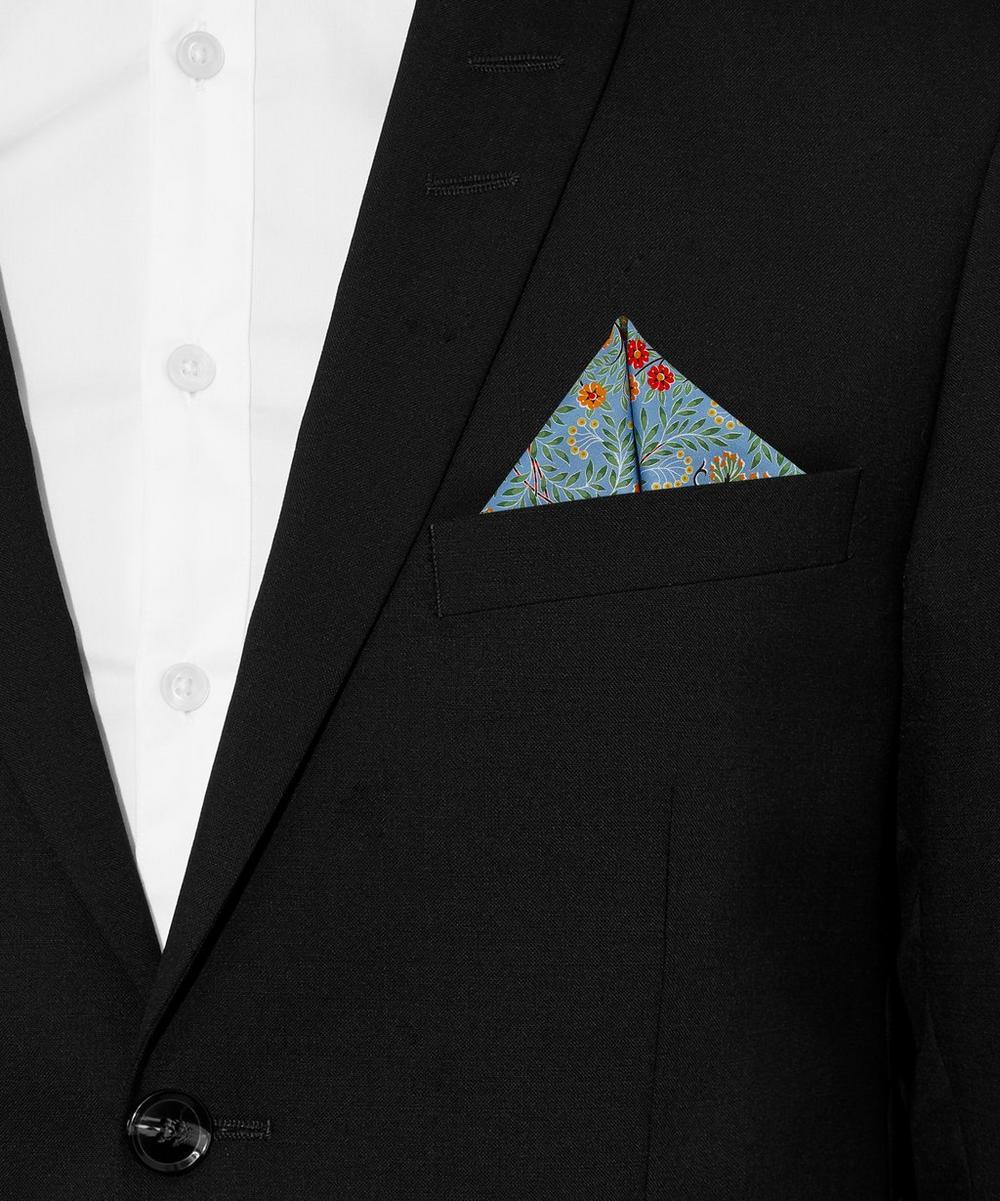 liberty london Liberty Sonny's Tree Printed Silk Pocket Square