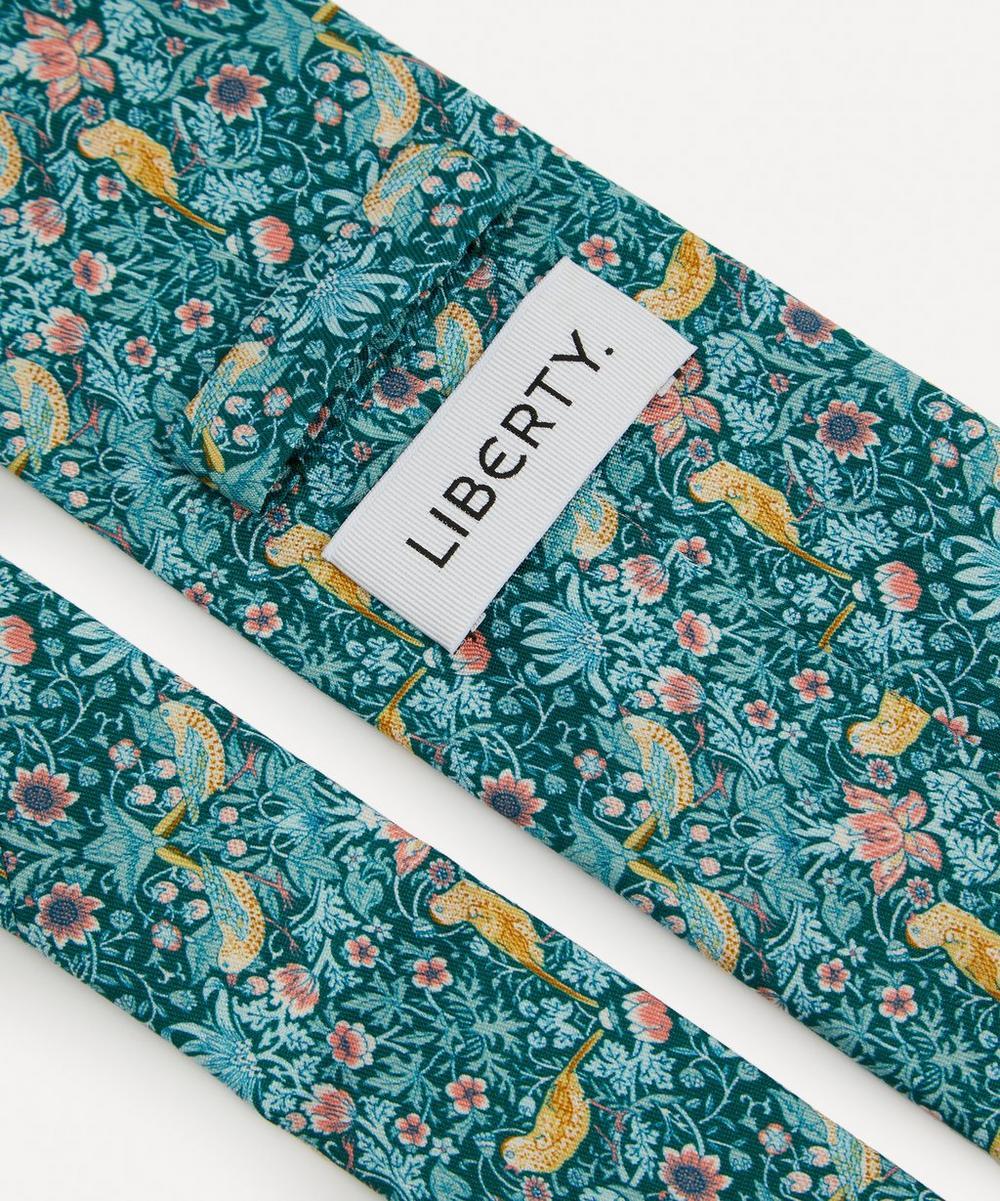 Liberty London Liberty Strawberry Thief Printed Silk Tie