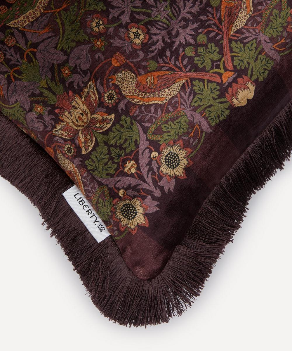 Liberty London Liberty Strawberry Thief Velvet Cushion