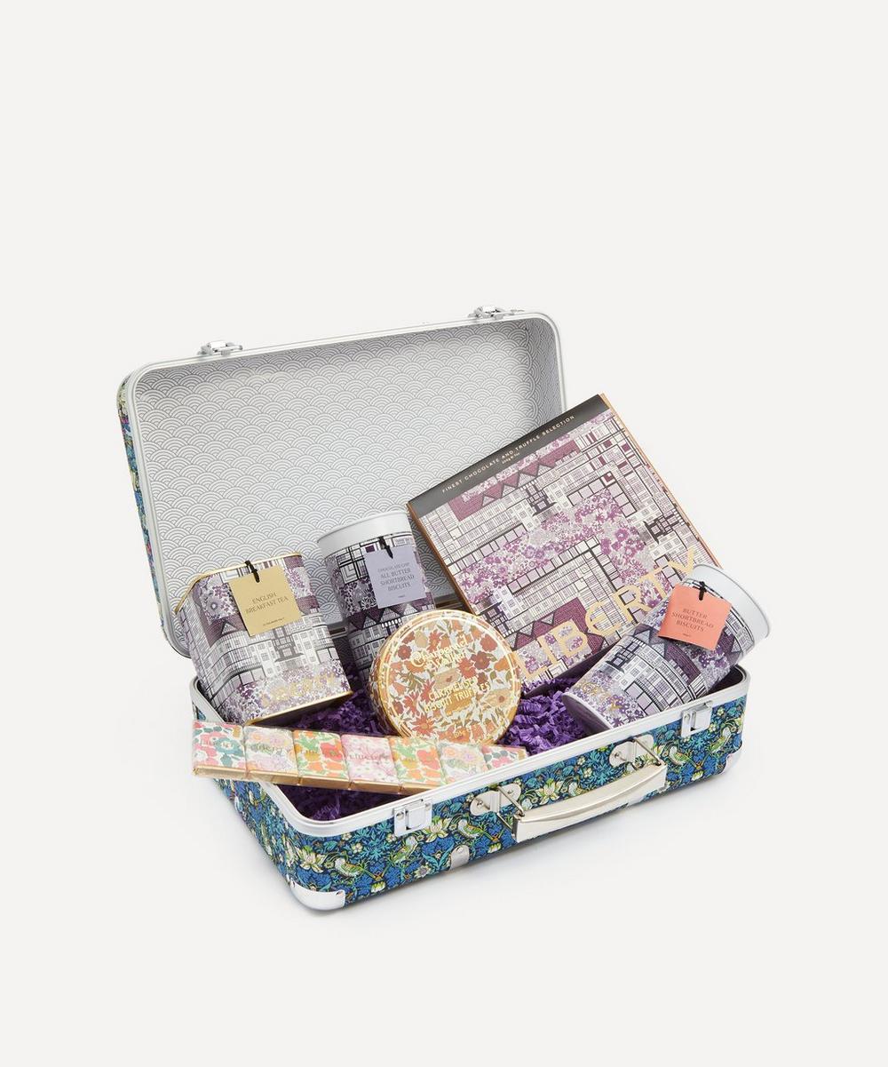 liberty london Liberty The Strawberry Thief Suitcase Hamper