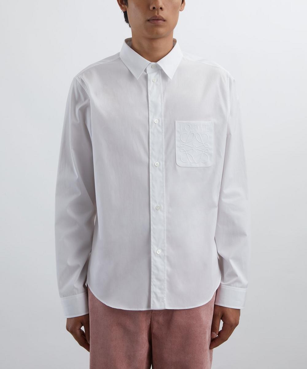 Liberty London Loewe White Cotton Long-Sleeve Shirt