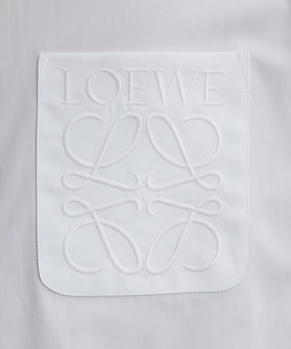 Liberty London Loewe White Cotton Long-Sleeve Shirt